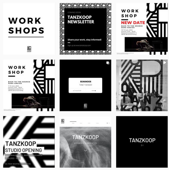 Social Media Manager at TANZKOOP GbR. TANZKOOP is a cooperative that aims to strengthen working structures for the free dance scene in Lower Saxony.